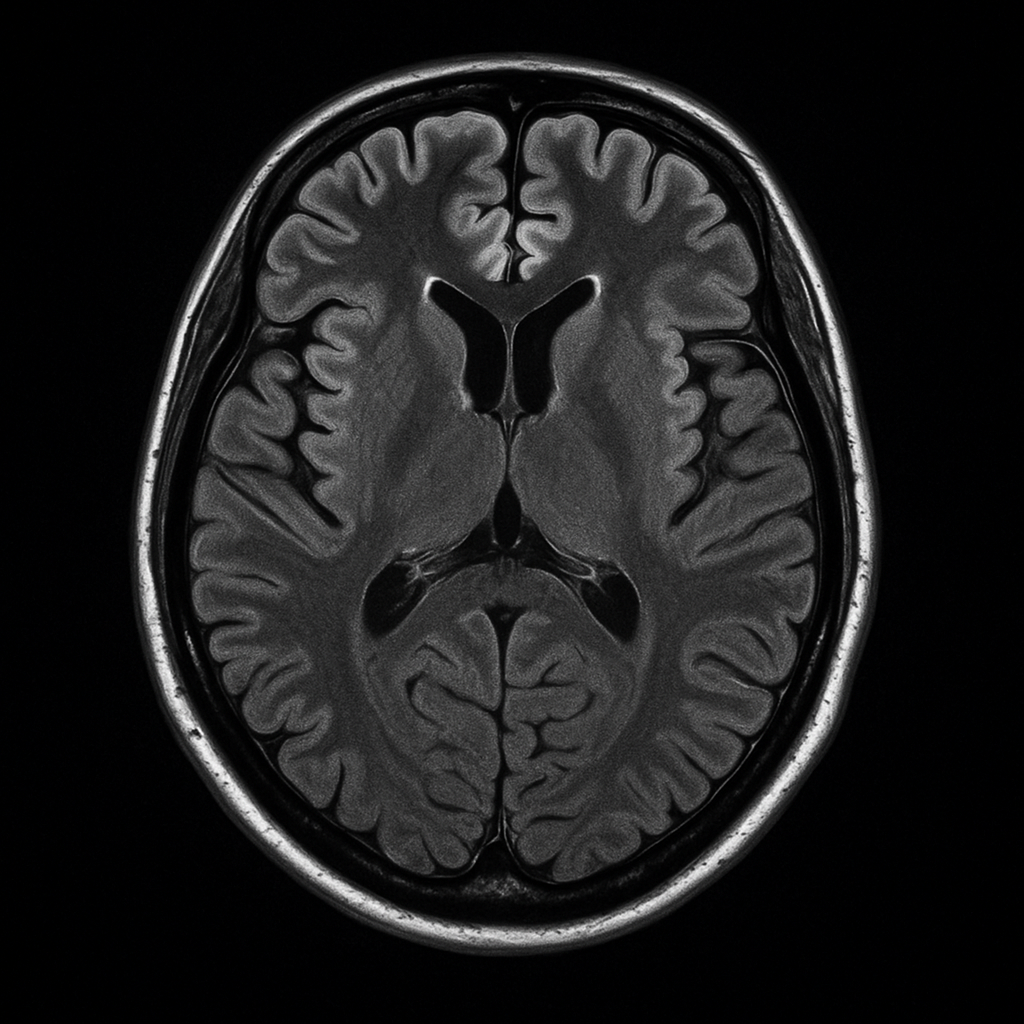 Imagem ilustrativa de uma ressonância magnética